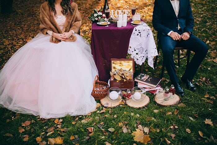 おしゃれな結婚式を綴るコラム ファルベ 秋婚にもオススメ Bohoスタイルで自由に楽しむウェディング