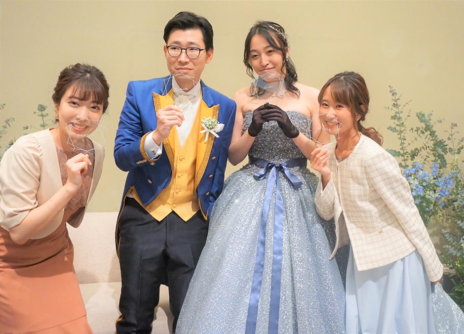 フェイスシールドでゲストをおもてなしするwithコロナの結婚式レポート