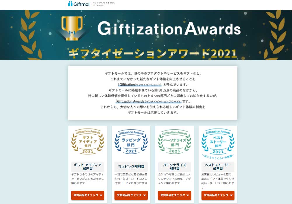 Giftization Awards（ギフタイゼーションアワード）2021